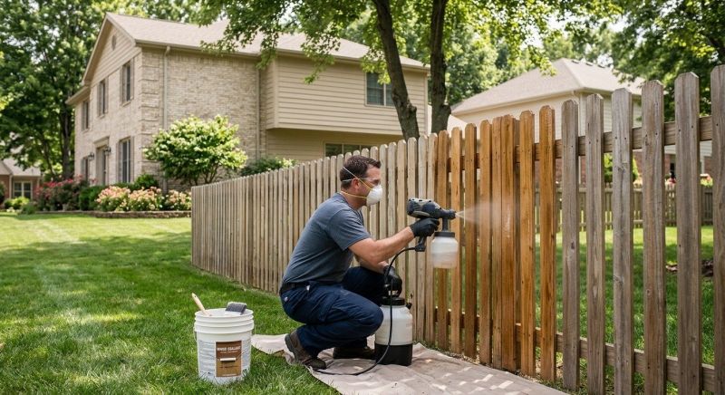 Cedar Fence Sealing in Puyallup, WA