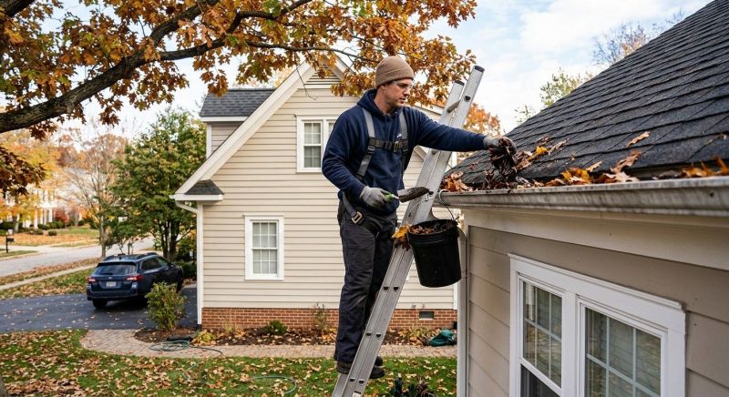 Gutter Pine Needle Removal in Baltimore, MD